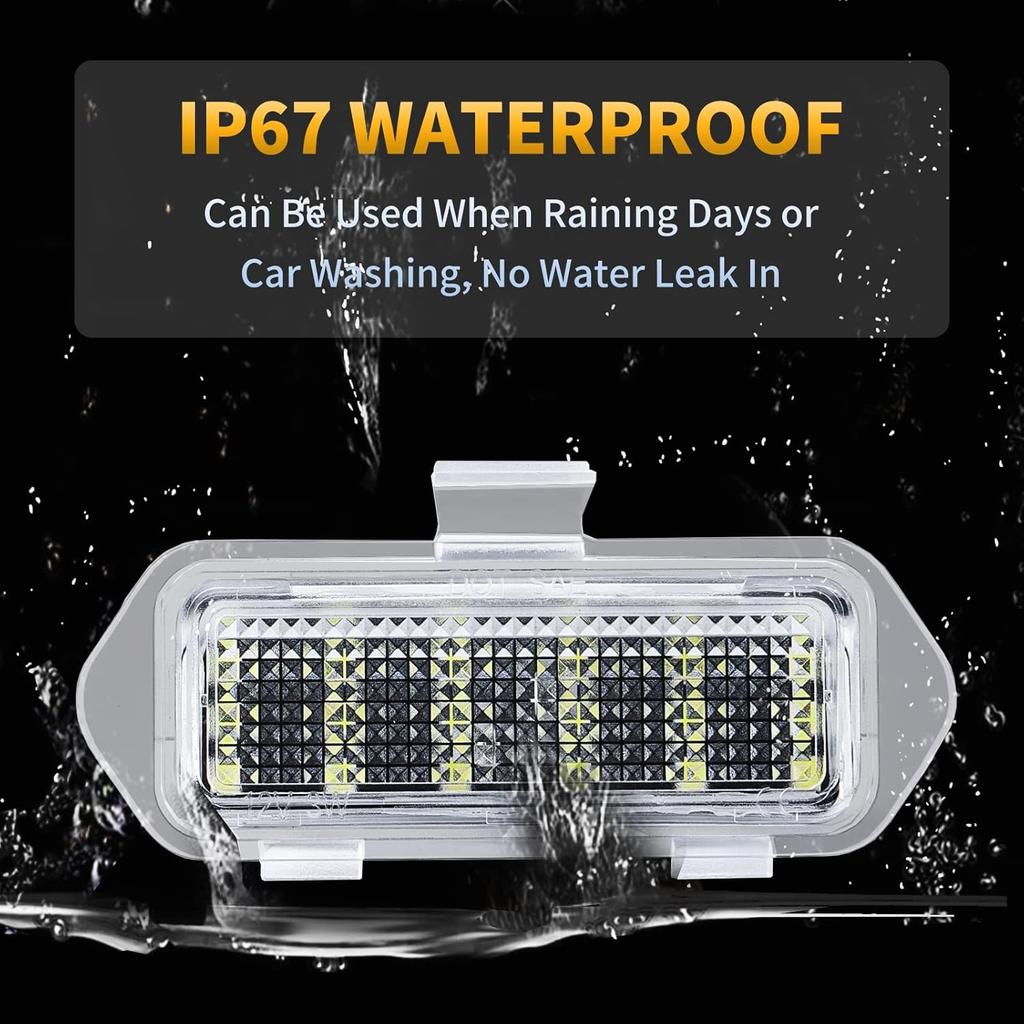 LED Puddle Mirror Lights for Chevy Silverado 1500 Classic Avalanche 1500 2500 GMC Sierra 1500 Classic Cadillac Escalade/Escalade ESV EXT Yukon XL