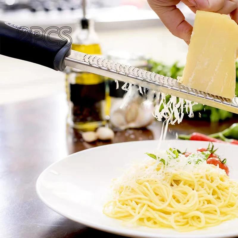 Peel Lemon Cheese Grater Stainless Steel Vegetable Manual Grater Peeler Sharp Blade Choppable Garlic Cheese Kitchen Tools