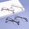 Geometric Full Rim Acetate Men And Women Spectacle Colorful Transparent Square In Thick Glasses Frame For Prescription Lenses