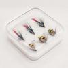 Artificial Tussock Red Tail Moth Bait & Bumble Bee Dry Fly Bait -Mixed Styles Artificial Fishing For Trout/Bass/Salmon/Perch/Carp Bait -6/10Pcs/Box