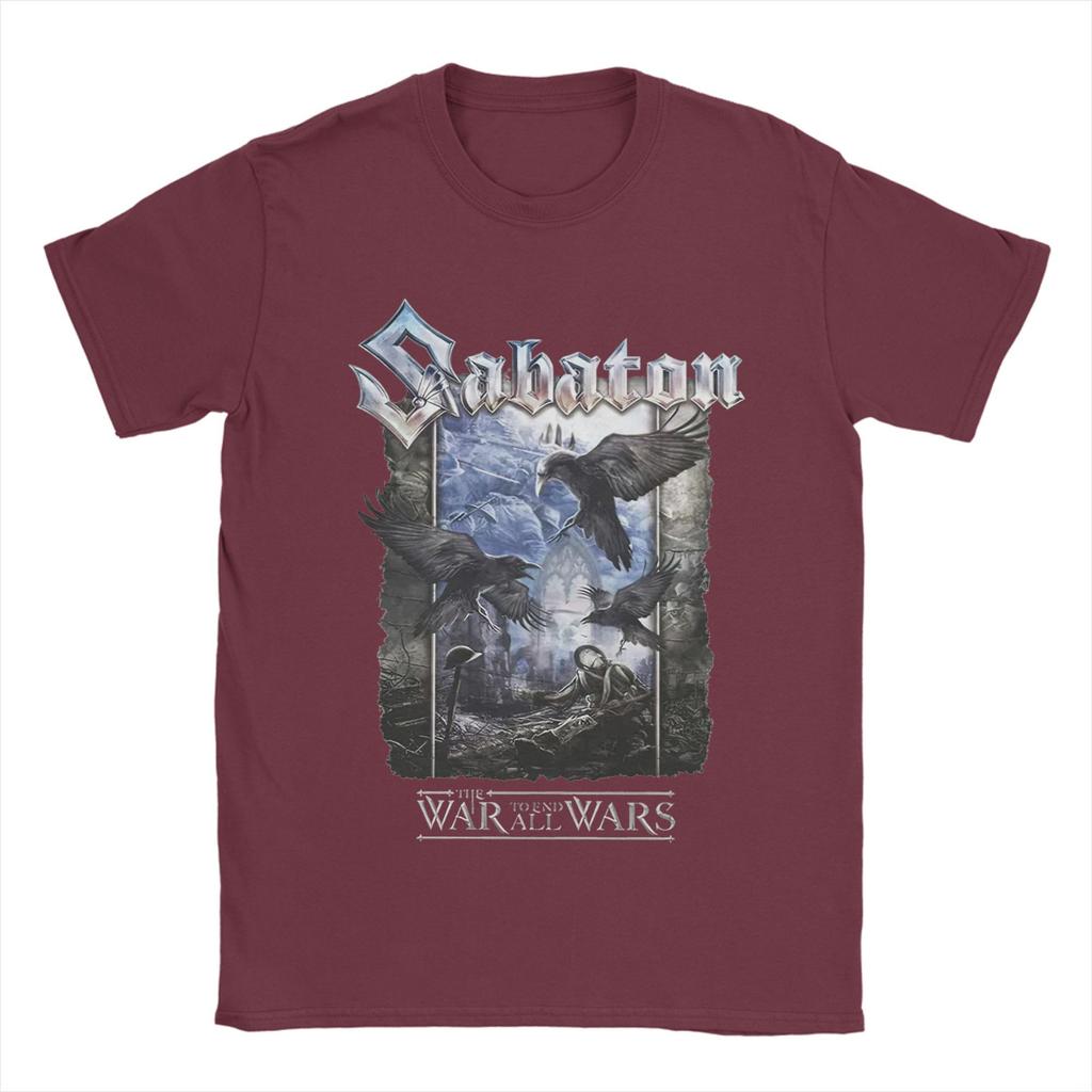 S-Sabatoned The War To End All Wars  Graphic Printing T Shirts for Men Women  100% Cotton  Tee Shirt Clothing