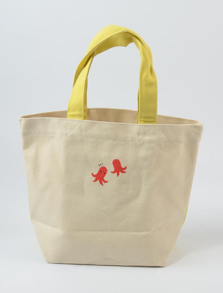 Friends Hill Bento Desu Tote Bag M Yellow IS-291-137