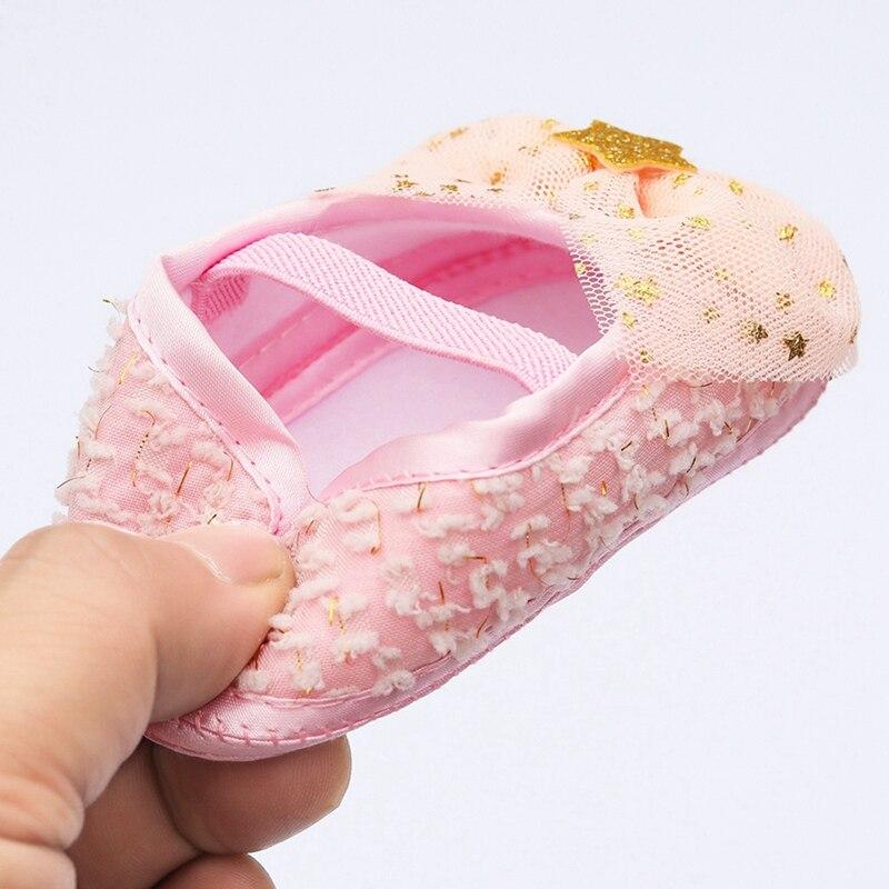 Boty pro batole Holčička Boty pro sladkou princeznu Star Net Příze Bowknot Boty do postýlky
