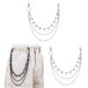 Metal Punk Belt Chain With Rivets For Men And Women Stylish Waist Accessories