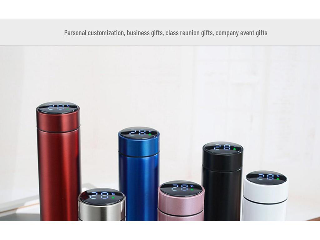 Creative Smart Temperature 304 Stainless Steel Insulated Water Cup