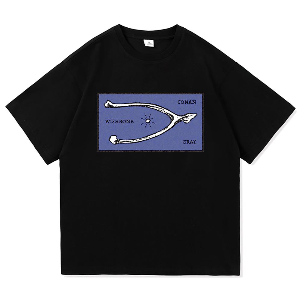 Conan Gray 2025 New Album Wishbone T Shirt Funny Fashion Men/women Clothing Vintage Harajuku High Quality Tops Cotton Tshirts