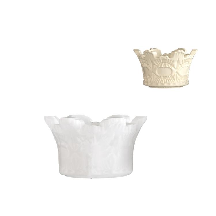 Silicone Craft Mold Vintage Crown Shape Suitable for Creating Candle Containers and Organizers Great for Handmade Gifts
