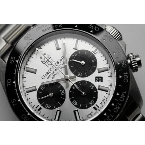 [HYAKUICHI 101] No.11 Hyakuichi Diver's Chronograph Ceramic Bezel Silver Panda SSV