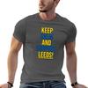 Keep Calm And Support Leeds Tshirt Basic Lightweight Short Sleeve Tee