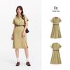 Semir Women's Summer Cotton Shirt Midi Utility Dress