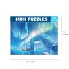 Northern Lights+Photo Frame 150 Mini Test Tube Puzzle World Famous Painting Series Travel Puzzle YC-M