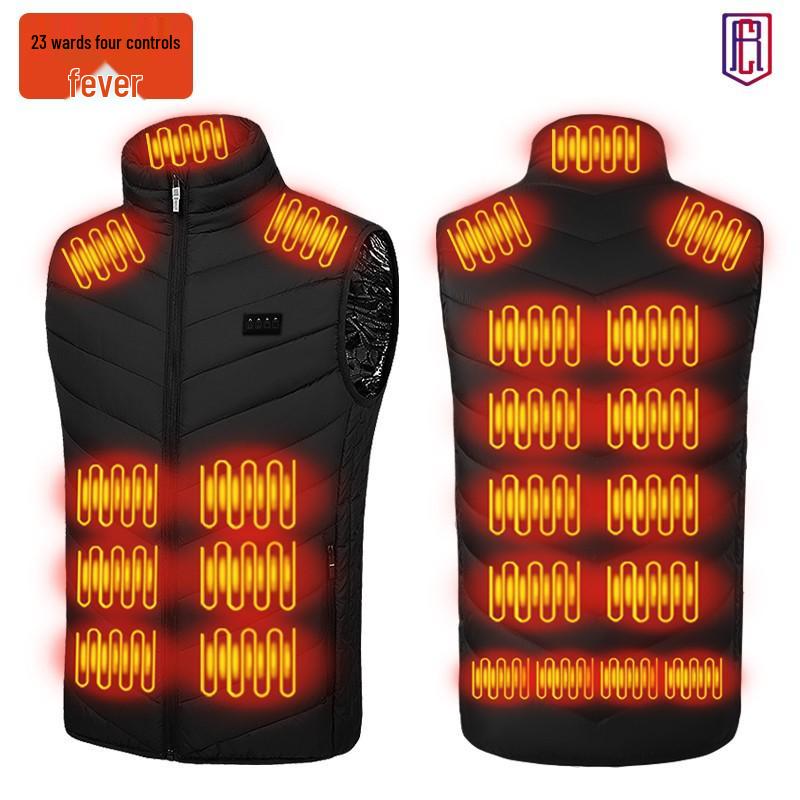Smart USB Heated Vest: Unisex Winter/Autumn Thermal Wear with Constant Temperature Control