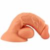 Large Sucker Female Double-layer Liquid Simulation Silicone Penis Private Parts Lifelike Fake Penis Rear Court Supplies