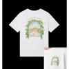 Vânzare Fierbinte T-shirt cu Imprimeu Grafic Casa și Arcuri Mânecă Scurtă Modă High-street Bărbați Femei Larg Casual Supradimensionat Gât Rotund Vară Nouă Tee