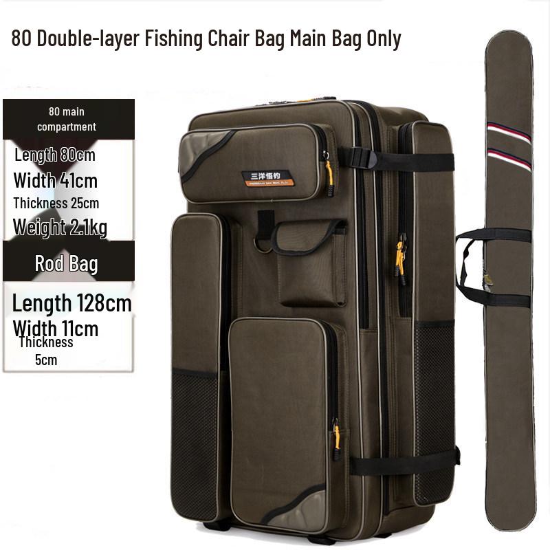 Thickened Waterproof Fishing Chair & Gear Backpack