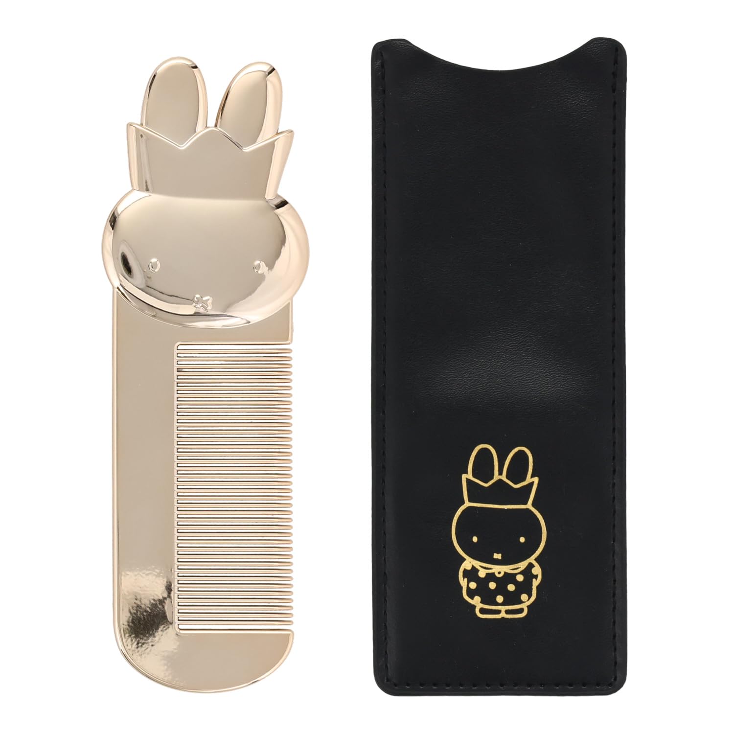 

shobido Miffy Золото-черная серия Расческа с чехлом MF46563 и Высечка