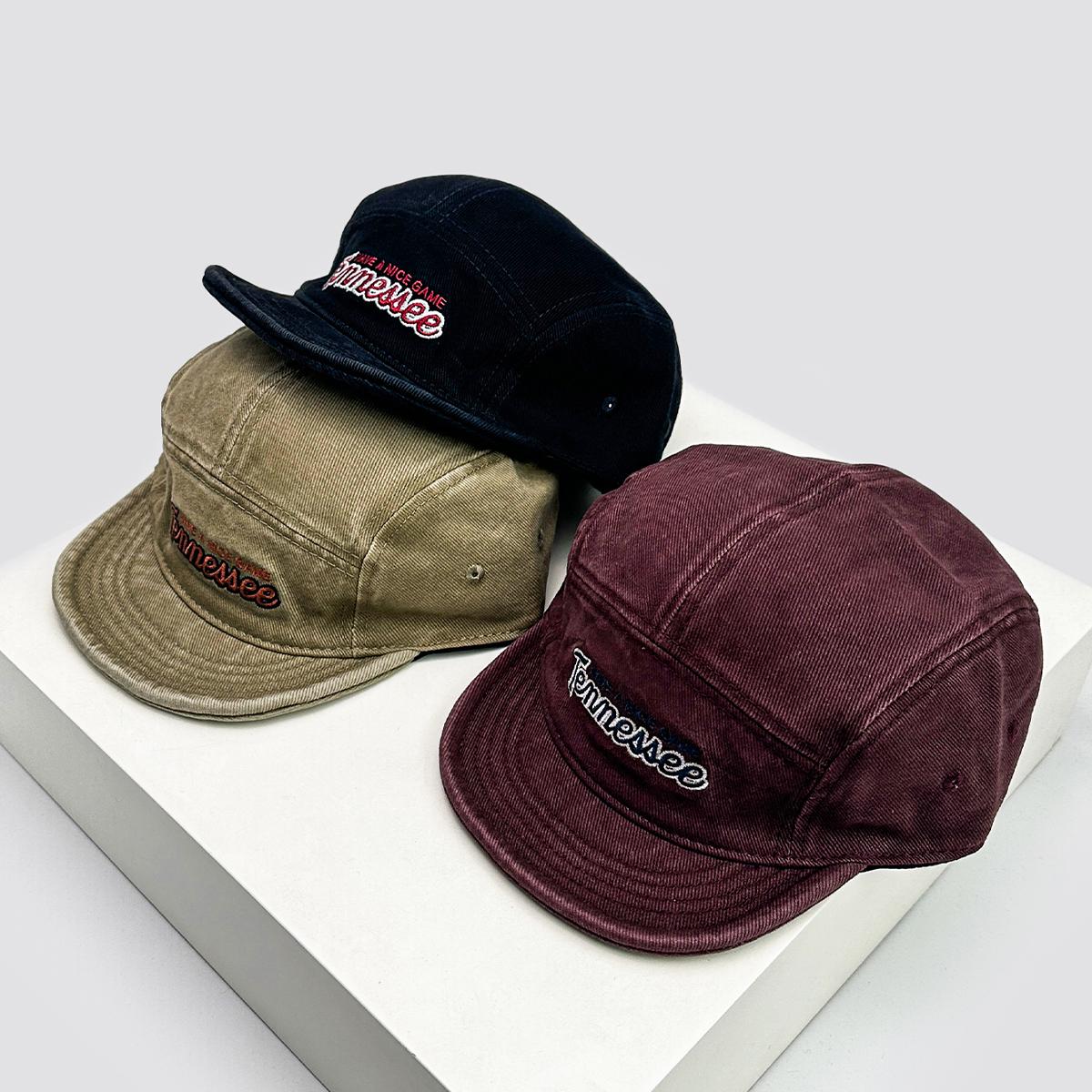 Comfortable Home Life Women's Retro Embroidered Letter Baseball Hats Breathable Flat Eave New Unisex Sunshade Versatile Fashion American Style Peaked Caps Ins 52-60Cm
