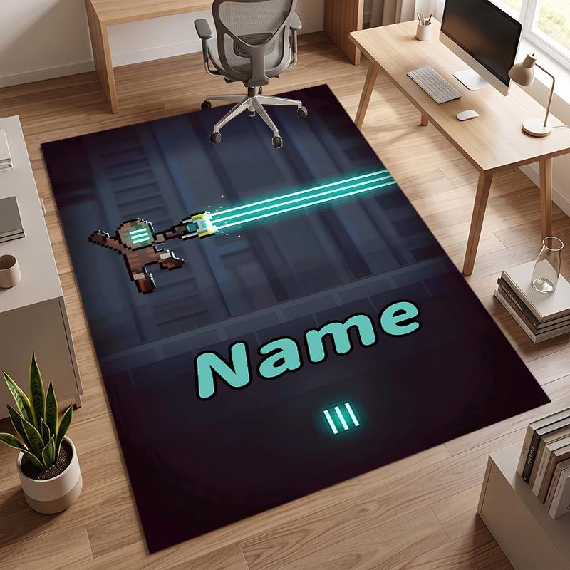 Dead Space (1) Personalized Name Office Carpet Stylish Decor for Living Room Bedroom Kitchen
