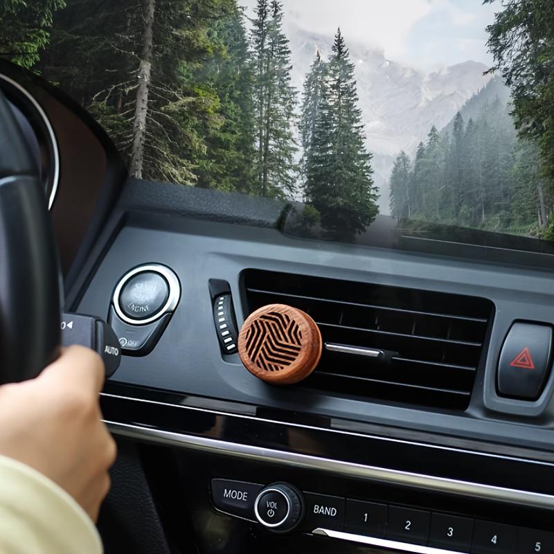 1PC Car mounted fragrance wood diffuser Indoor car fresh air Car mounted fragrance outlet perfume pendant