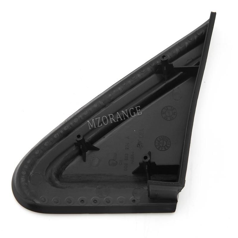 Side Mirror Cover Trim Cap For VW Polo 9N MK4 2005 2006 2007 2008 2009 2010 Hatchback Triangle Door Wing Mirror Cars Accessories
