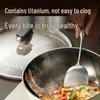 Aux 30cm Fine Iron Non-stick Wok