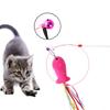 85cm Elastic Cat Toy Fishing Rod with 6 Replacement Fish and Bells, Stress Relief, Exercise Relief, Cat Supplies, 7-Piece Set