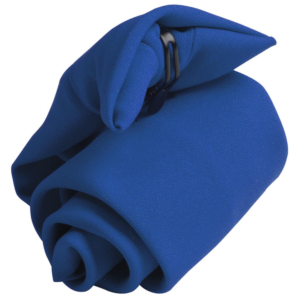 Cravate à Clipser Bleue Unie Pour Homme - Funérailles & Cérémonies - Clip Réglable Pré-noué - Neuf Avec étiquettes