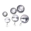 1Pieces Stainless Steel Folding Cup Portable Water Drinking Cup Retractable Telescopic Collapsible Cups Outdoor Travel Tableware