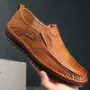 Leather Shoes for Men Luxury Business Casual Shoe Comfort Soft Sole Driving Shoes for Men Oxford Office Footwear Slip-On Loafers