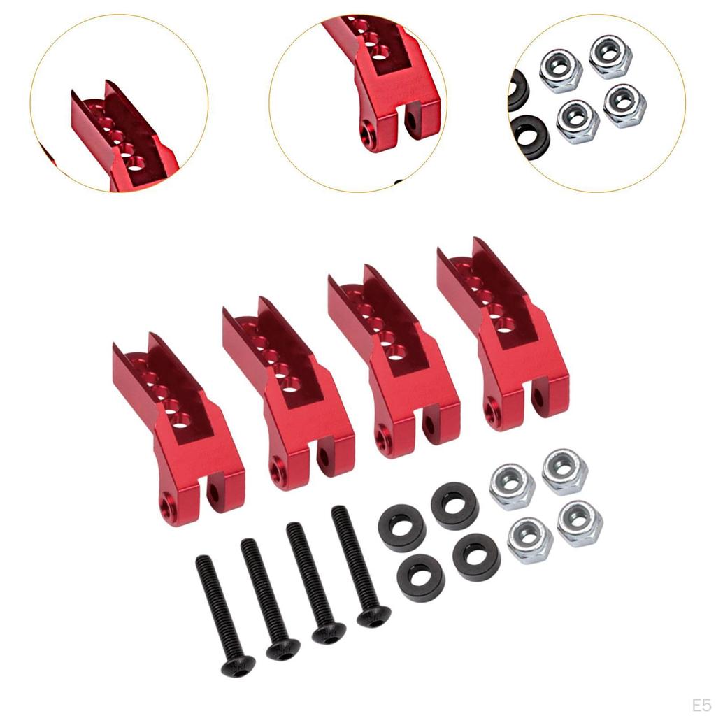 Hydraulic Brackets for Shock Absorbers RC Upgrade Component 1/10 Replacement Metal Mounts