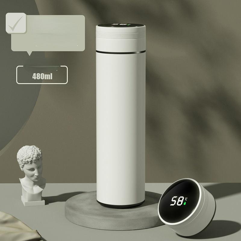 

Интеллектуальный термос, 480 мл, термосы, портативный термос из нержавеющей стали, бутылка для воды, дорожная чайная кружка, офисный термос 480ml