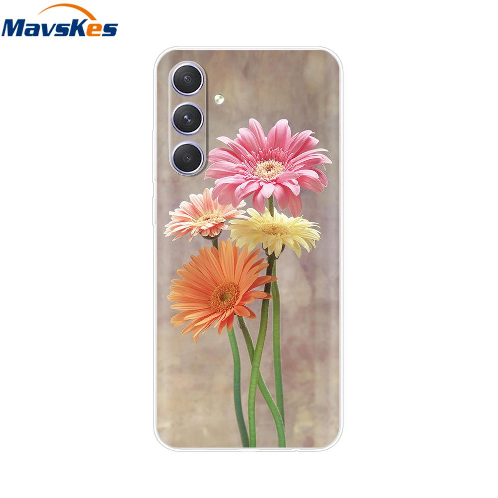 Hülle Für Samsung A15 Weiche Rückabdeckung Schutzhülle aus Silikon Bumper Shell Funda Para Für Samsung Galaxy A15 4G 5G Capa Handyhüllen