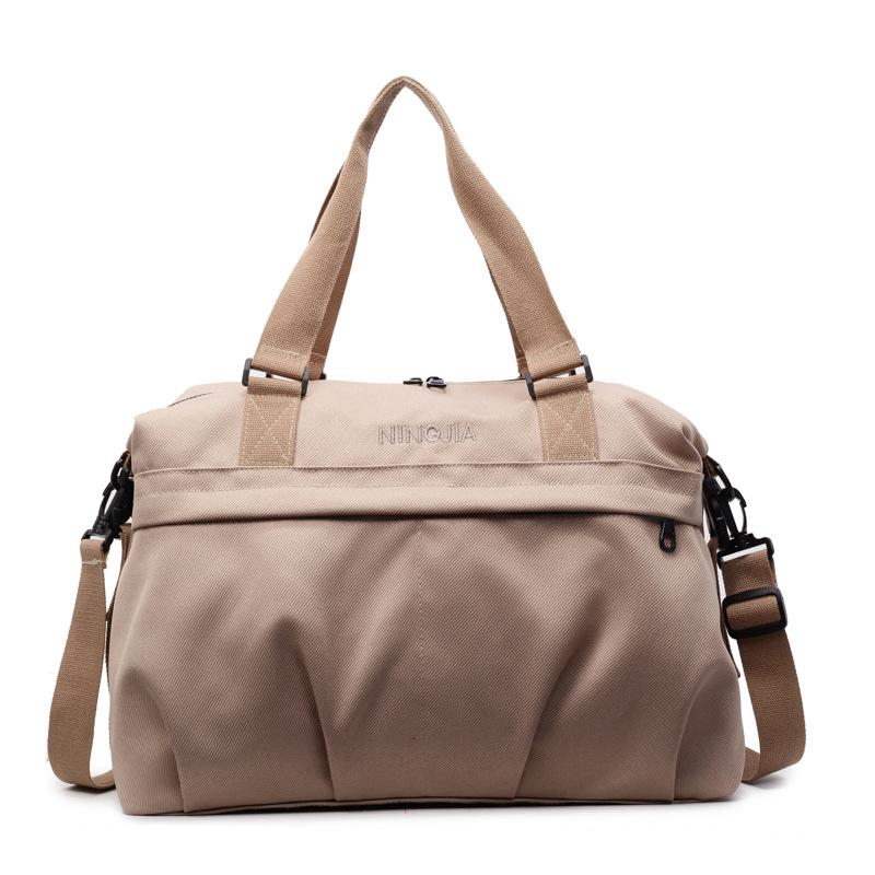 Travel bag Large capacity Premium sense leisure shoulder bag Business trip boarding Airplane storage Luggage bag Fitness sports bag