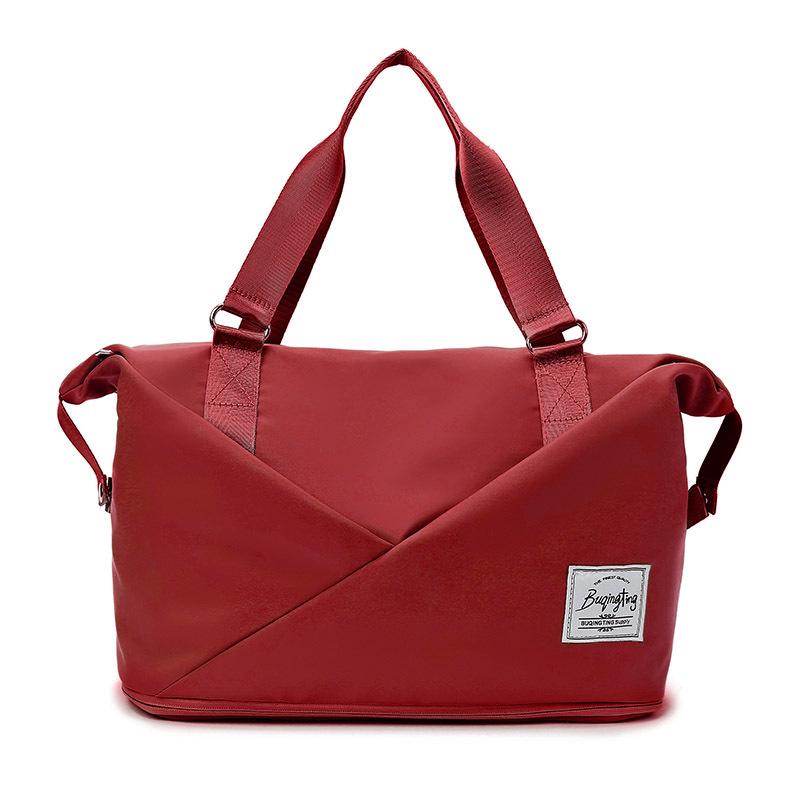 Women's fitness bag, multifunctional, with dry and wet separation, large capacity, expandable yoga bag, suitable for short trips, shoulder or