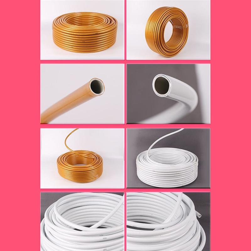 5M Party Decoration Styling Tube Pvc Aluminum Plastic Molding Pipe For Baby Shower Birthday Christmas Wedding Diy Propsr