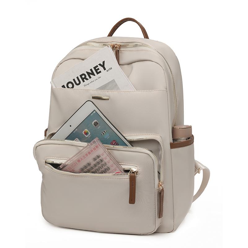 Women's Backpack Large Capacity Nylon Student Schoolbag Outdoor Lightweight Travel Backpack