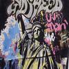 Felpa con cappuccio Godspeed Rock Europeo e Americano Streetwear Stampa Retro Usurata
