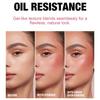 HANDAIYAN 4pcs Tri-Color Blurring Blush Palette Set Matte Cream Blush Mud Natural Soft-Focus Long-Lasting Waterproof Face Makeup Cosmetics