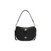 New COACH Hobo Cow Leather Crescent Saddle Bag Shoulder Bag Women's Black CH196-IMBLK