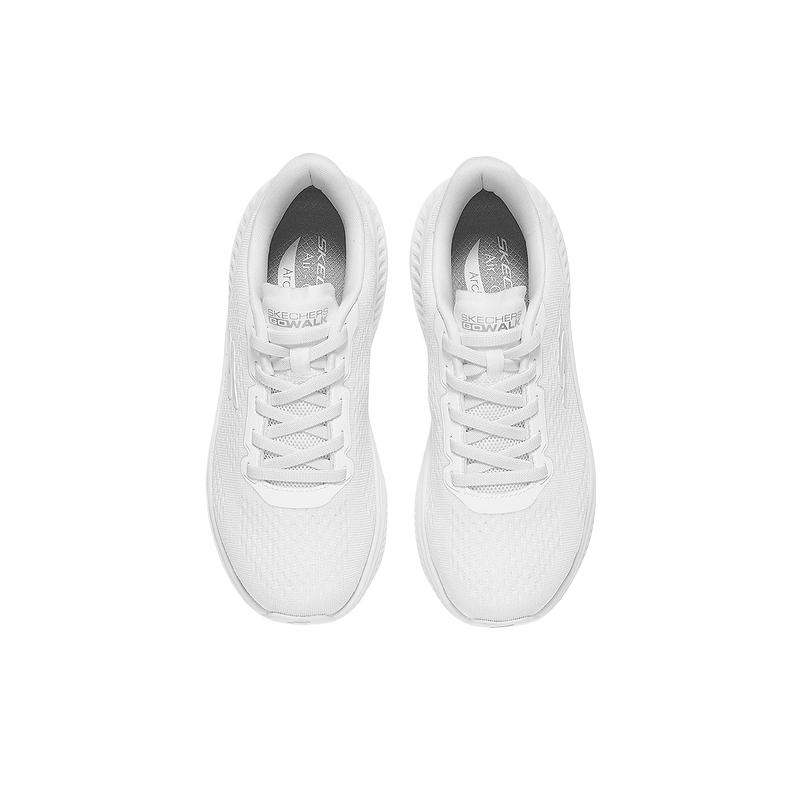 Skechers Go Walk Versatile Durable Low-Top Casual Shoes Women Sneaker White 125581-WHT
