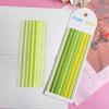 Colorful Extra-Fine Transparent Index Tabs - Fluorescent Multi-Color Sticky Notes for Students