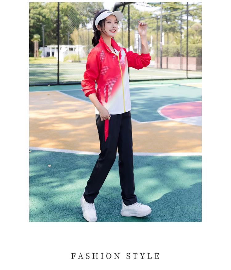 Unisex Spring-Autumn Sportswear Set: Student & Coach Casual Team Uniform