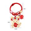 Zodiac Dragon 2024 New Year Dragon Key Chain Bag Pendant Chinese Dragon Key Ring  Backpack Pendant