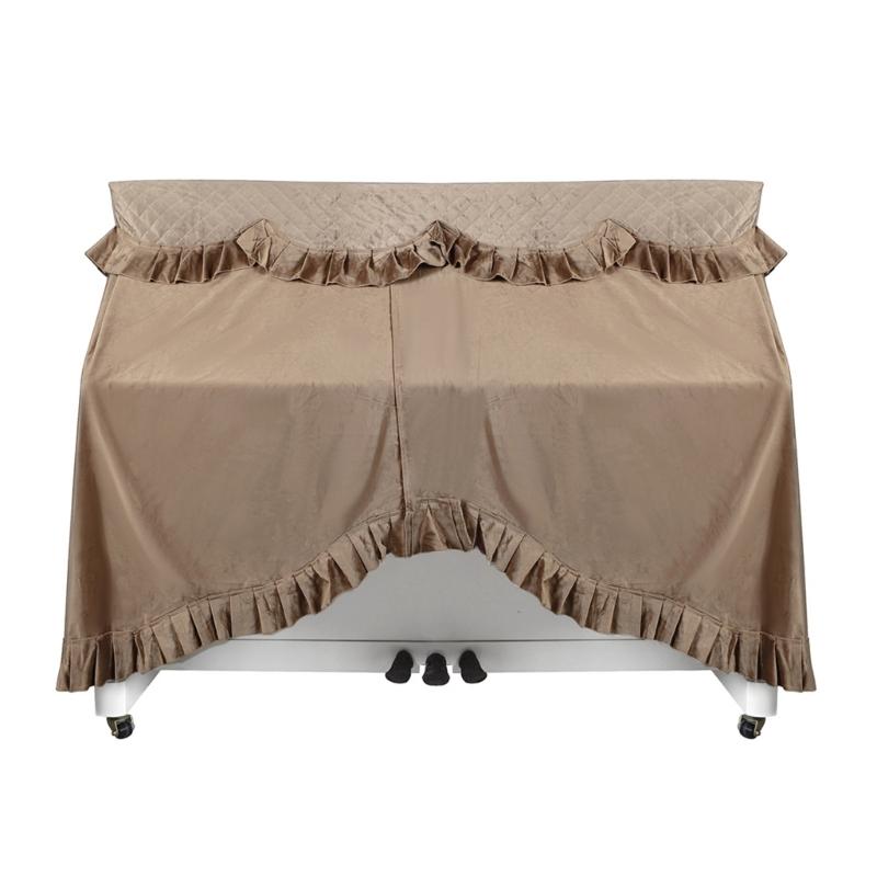 Full Covered Piano Cover Velvet Piano Dust Cover Fit 88 Keys Pianos Soft Washable Piano Keyboard Protective Dust Covers 1
