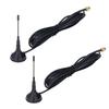 2Pcs Suction Cup Antenna GSM Mini Strong Magnetic SMA GPRS 2G 3G Signal Reception Transmission
