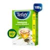 Tetley Loose Green Tea Leaves Classic Flavour 100g Pack With Vitamin C Boost, 80 Cups, Smooth Long Leaf, High Antioxidant Refreshing Tea