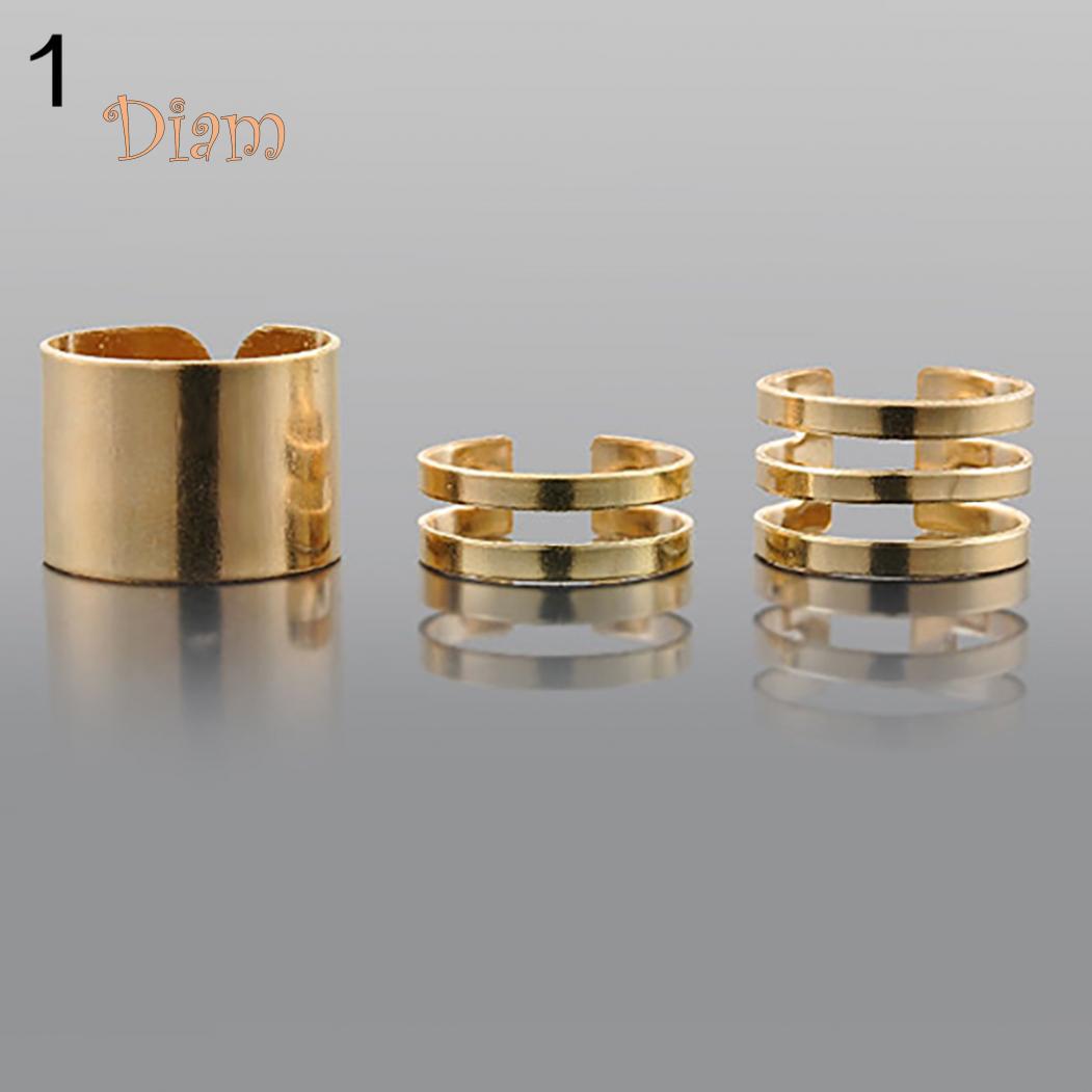 

Damin шт./компл. модные открытые кольца миди, костяшки пальцев, стопка колец, подвески, рождественский подарок, брелок золотой