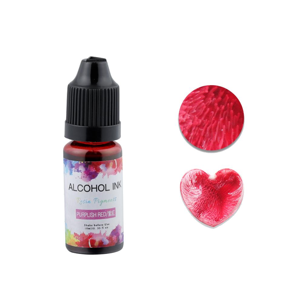 10ml Epoxy Resin Diffusion Pigment Resin Pigment Alcohol Ink Liquid Colorant Dye Diffusion Ink for Epoxy Dyeing Jewelry Making