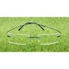 RSINC Randlose Fassung/Brille/Brille für Männer & Frauen Nicht faltbar N1 (857117 50-18-138, Schwarz Schwarz) 857117 50-18-138, Schwarz Schwarz