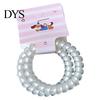 Stress-free Hair Tie 1 Pair Women Ties Pearlescent Color High Elasticity Phone Cord Shape Ropes Flexible Ponytail Holder Accessories Gentle Cutter